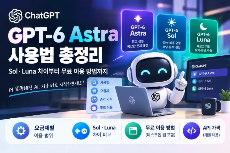 GPT-6 Astra 사용법 총정리 대표 이미지