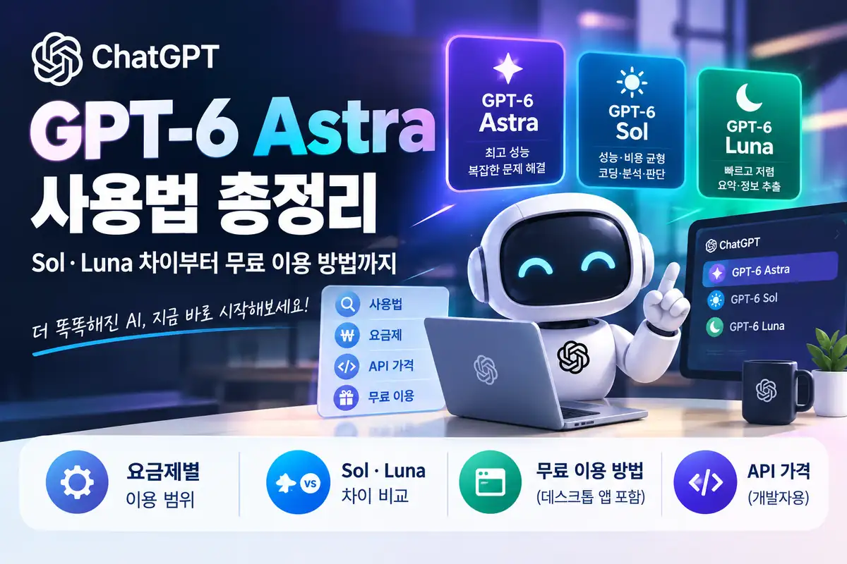 GPT-6 Astra 사용법 총정리 대표 이미지