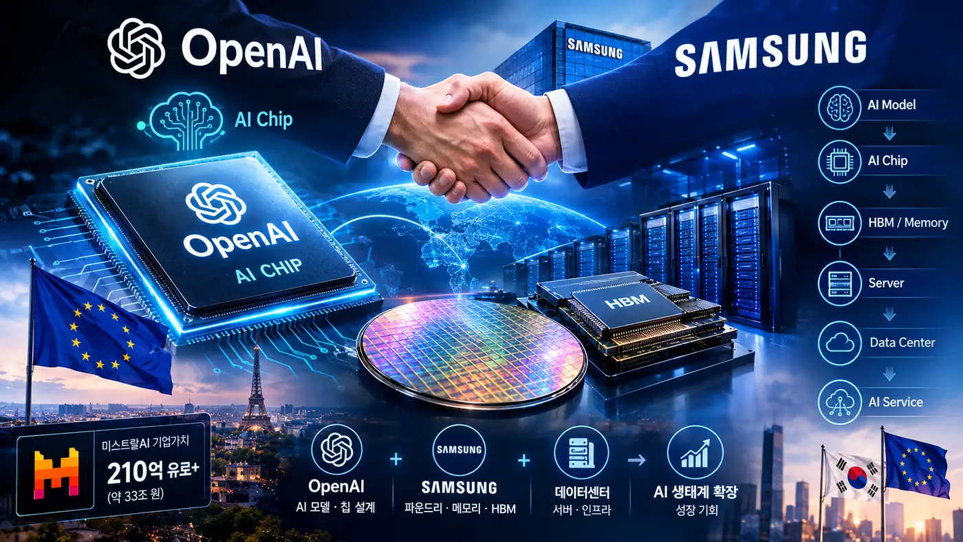 OpenAI와 삼성전자의 차세대 AI칩 협력과 HBM·파운드리·데이터센터 AI 반도체 생태계