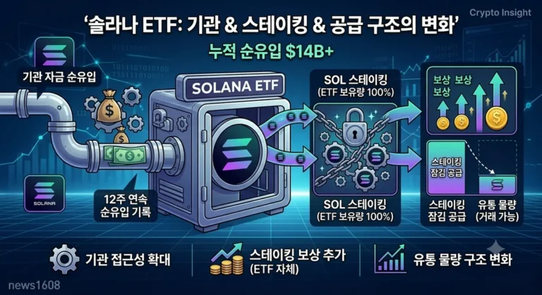솔라나 ETF와 SOL 스테이킹 및 인플레이션 구조 변화