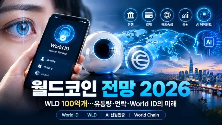 월드코인 WLD 전망과 World ID AI 신원인증
