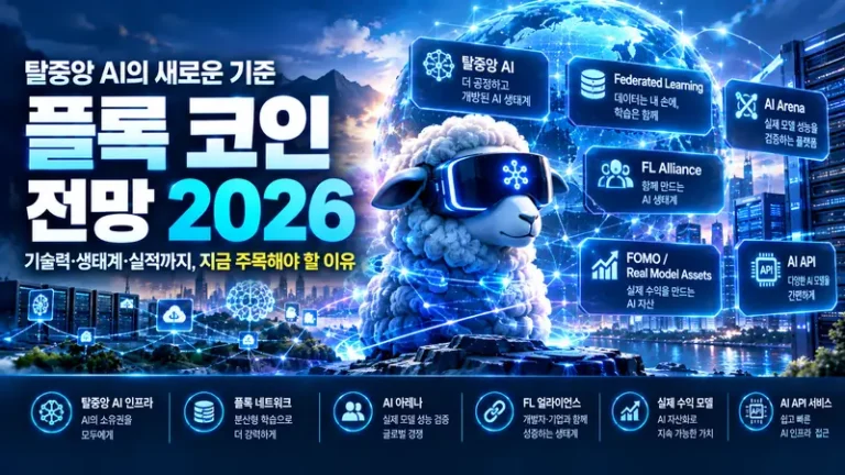 플록 코인 전망 2026 FLOCK 유통량 토크노믹스 탈중앙 AI 분석