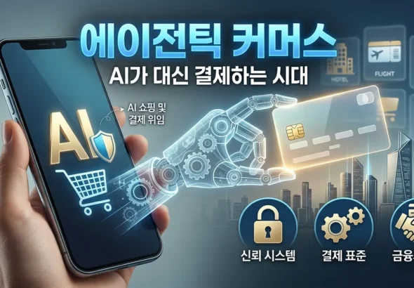 에이전틱 커머스 AI 에이전트 결제 대표 이미지