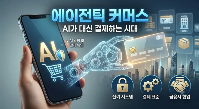 에이전틱 커머스 AI 에이전트 결제 대표 이미지