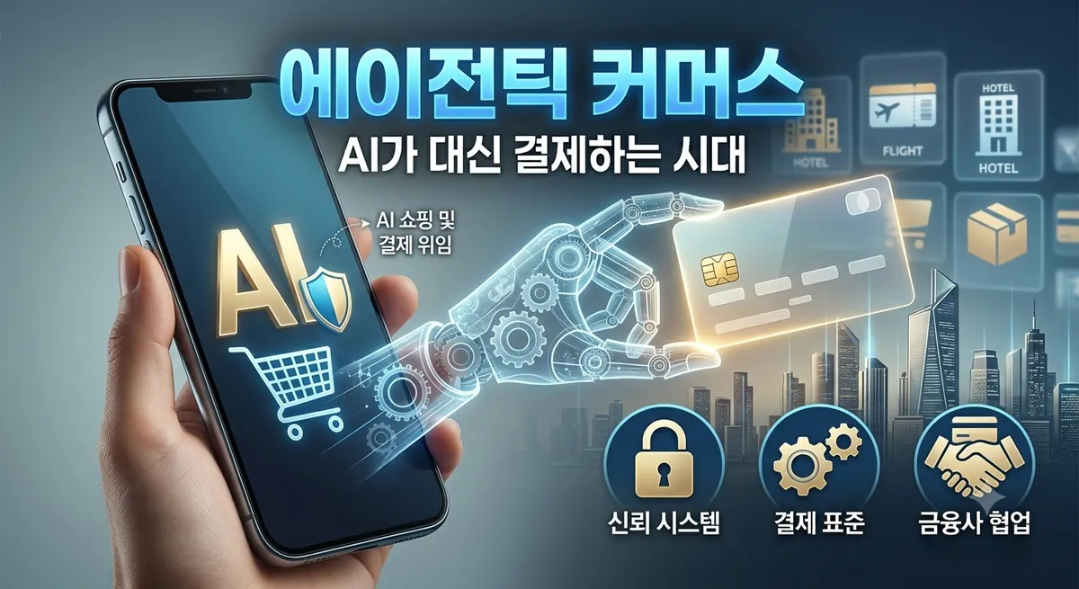 에이전틱 커머스 AI 에이전트 결제 대표 이미지