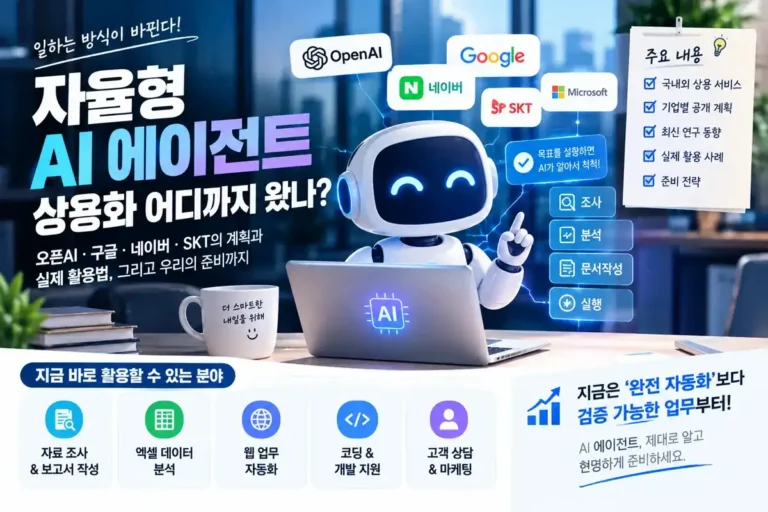 AI 에이전트 상용화 2026 대표 이미지