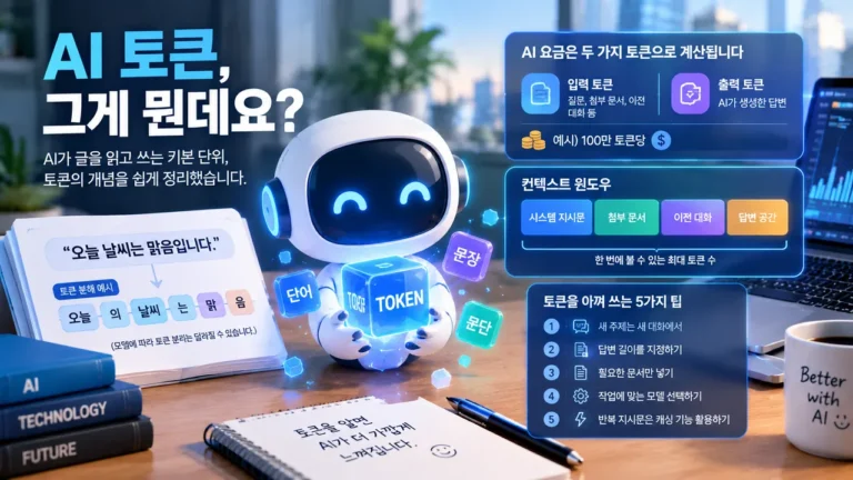 AI 토큰의 개념과 입력·출력 토큰 및 컨텍스트 윈도우