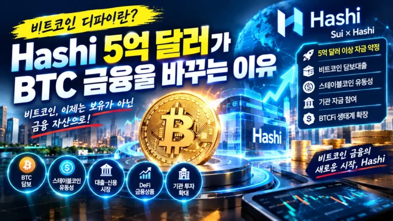 비트코인 디파이 Hashi 5억 달러 썸네일