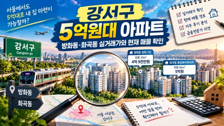 강서구 5억대 아파트 썸네일