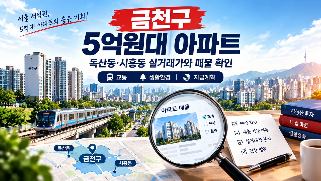 금천구 5억대 아파트 썸네일