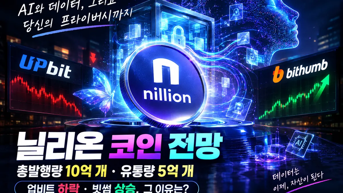 닐리온 코인 전망 대표 이미지 - NIL 업비트 상장과 프라이버시 컴퓨팅