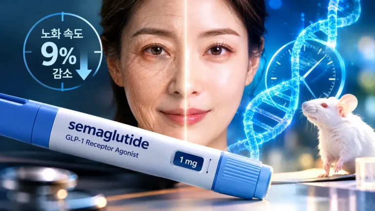 세마글루타이드 노화 속도 9% 감소 위고비 성분 연구