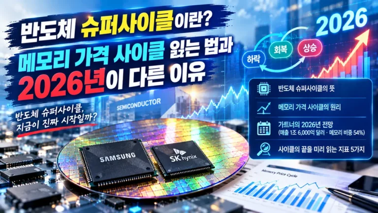 반도체 슈퍼사이클이란 메모리 가격 사이클 2026