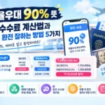 환율우대 90% 뜻｜환전 수수료 계산법과 여행 전 환전 잘하는 방법